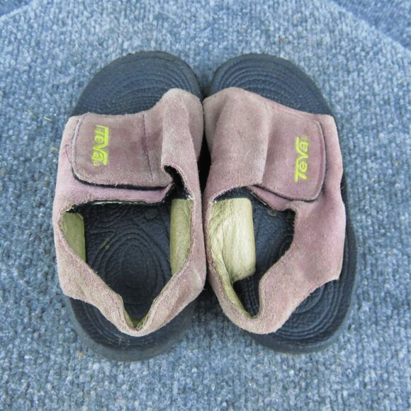 Teva Boys Gladiator Shoes Red Leather Hook & Loop Size‎ T 9 Medium - Picture 6 of 10